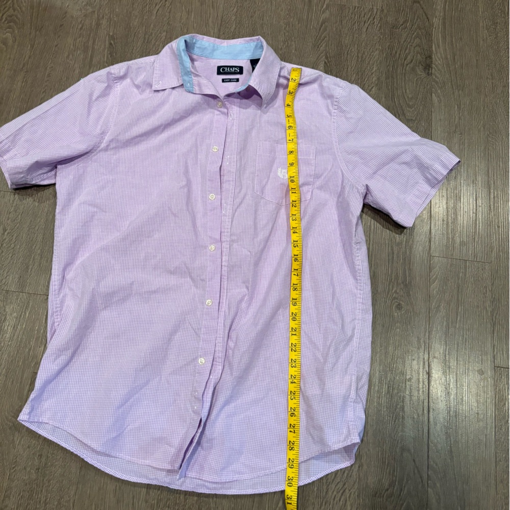 Chaps Easy Care Button Down Large - image 4